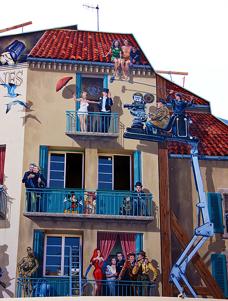 Apartments gemalt in Cannes foto