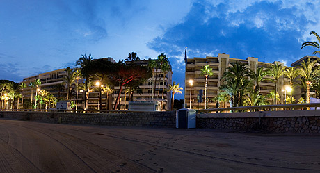 Hotel am Croisette Strand von Cannes foto