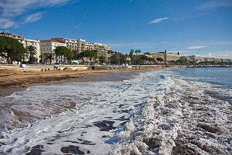 Hotels in Cannes Französisch Riviera mit Blick aufs Meer foto