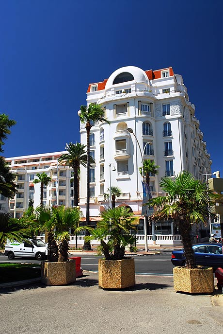 Promenade de la Croisette in Cannes Französisch Riviera foto