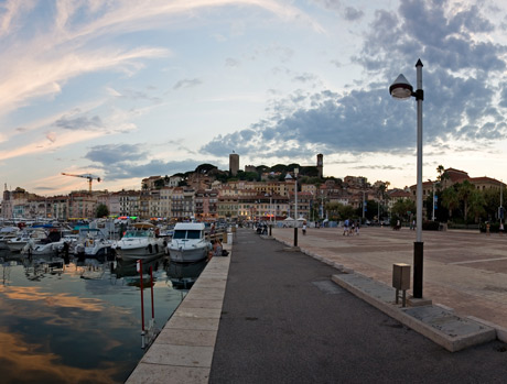 Promenade in Cannes Riviera foto