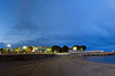 Die Croisette Strand In Cannes Auf Der Französisch Riviera