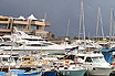 Yachten Und Boote Vor Anker In Cannes