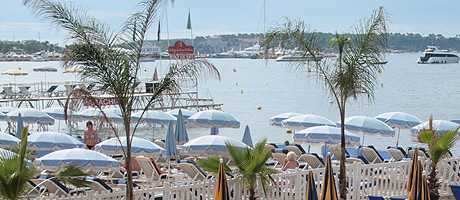 Plage privée Cannes photo